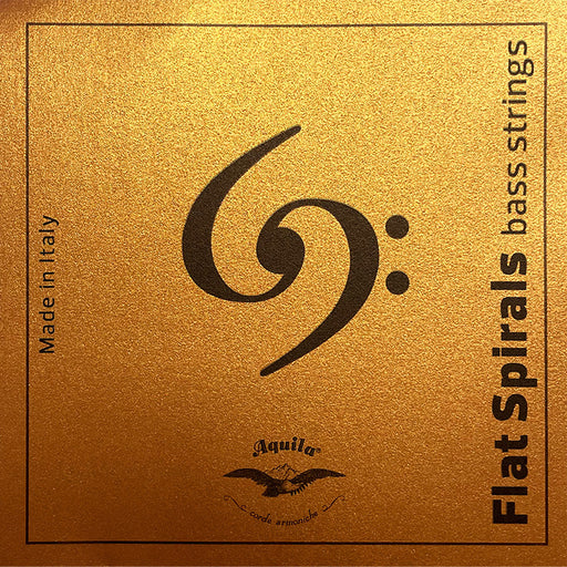 Aquila Flat Spiral Bass Strings 23"-25"