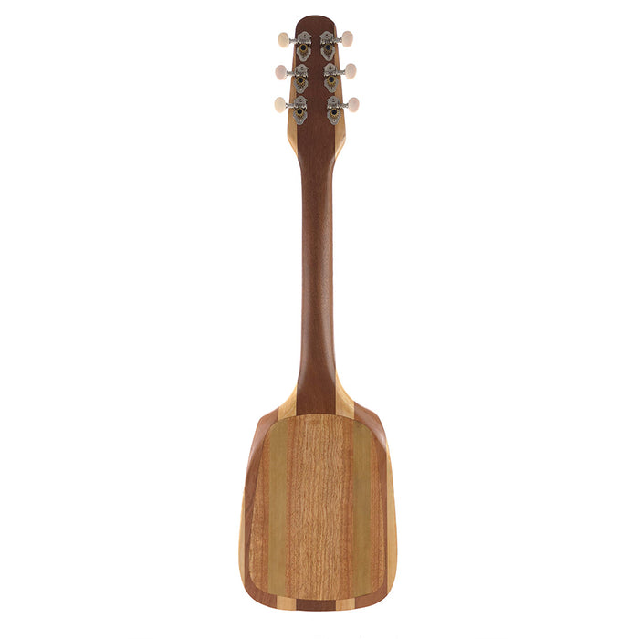 Asonu Tahitian 6-String Lingue/Mahogany Ukulele back