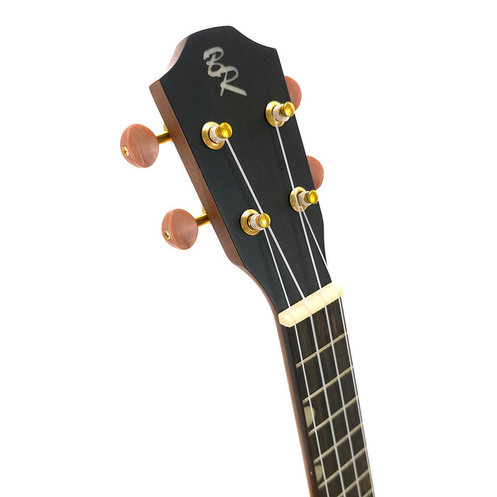 Baton Rouge rECO Series Fichte/Riegelahorn Konzert Ukulele (UTM-C) Kopfplatte
