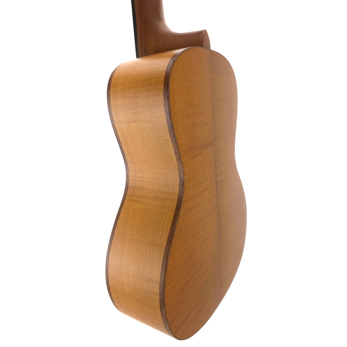Baton Rouge rECO Series Fichte/Riegelahorn Konzert Ukulele (UTM-C) hinten links