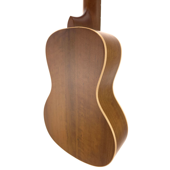 Baton Rouge rECO Series Fichte/Erle Konzert Ukulele (UTA-C) hinten rechts