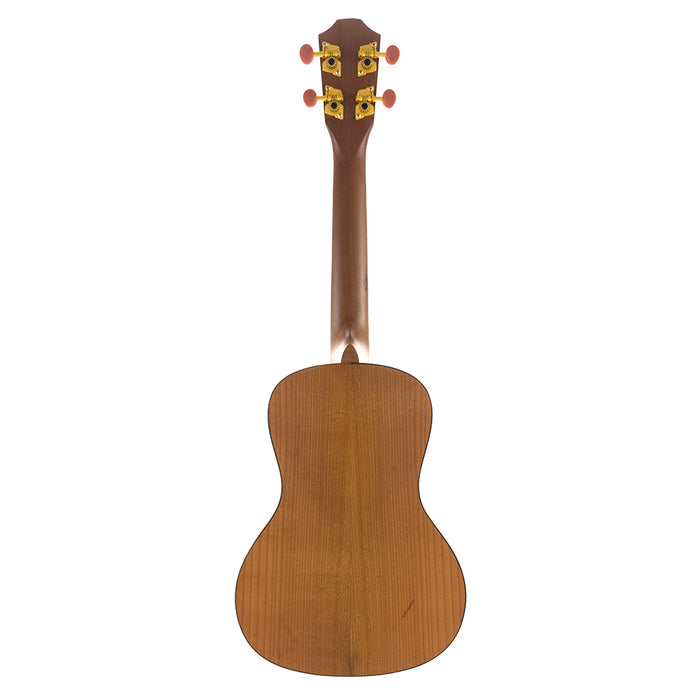 Baton Rouge rECO Series Fichte/Kirsche Konzert Ukulele (UTC-C) Rückseite