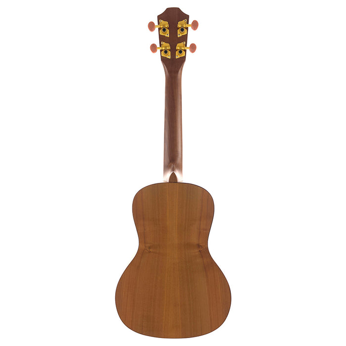 Baton Rouge rECO Series Fichte/Elsbeere Konzert Ukulele (UTW-C) Rückseite