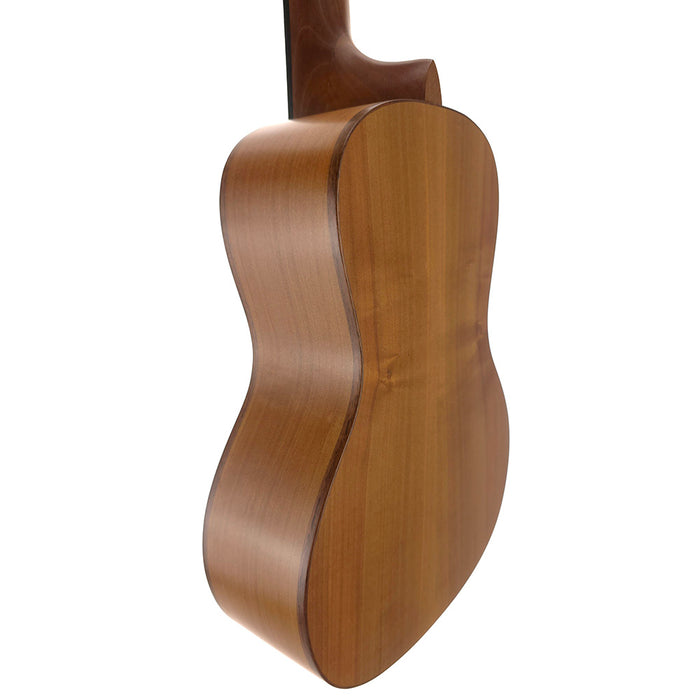 Baton Rouge rECO Series Fichte/Elsbeere Konzert Ukulele (UTW-C) hinten links