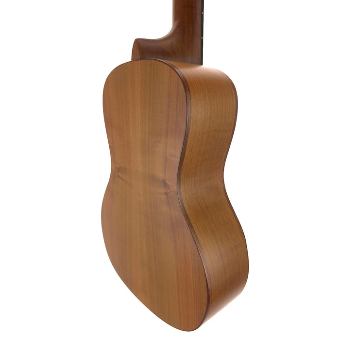 Baton Rouge rECO Series Fichte/Elsbeere Konzert Ukulele (UTW-C) hinten rechts