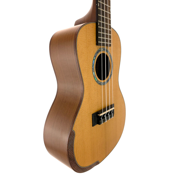 Baton Rouge rECO Series Fichte/Elsbeere Konzert Ukulele (UTW-C) links