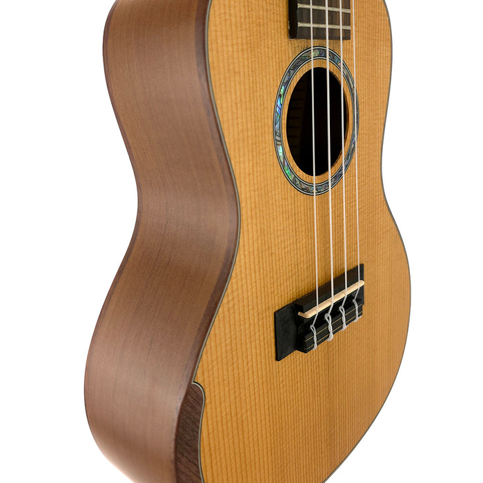 Baton Rouge rECO Series Fichte/Elsbeere Konzert Ukulele (UTW-C) Detail