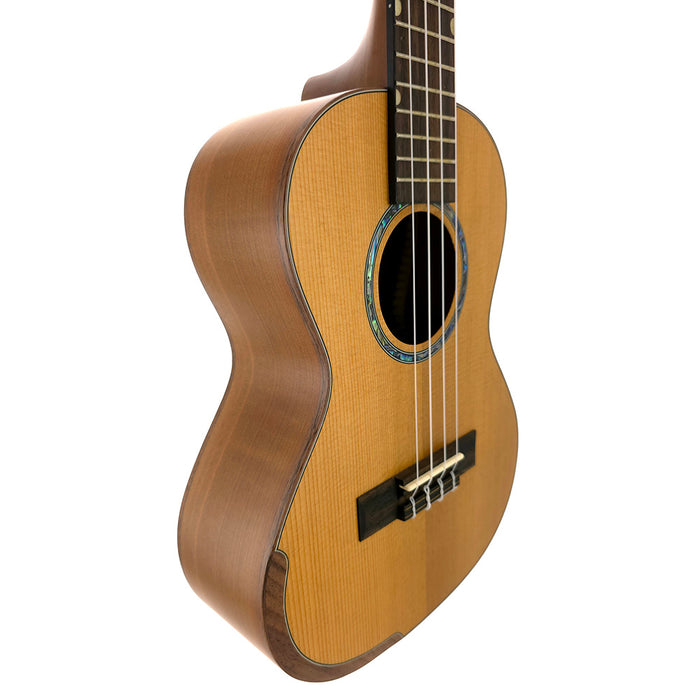 Baton Rouge rECO Series Fichte/Elsbeere Tenor Ukulele (UTW-T) links