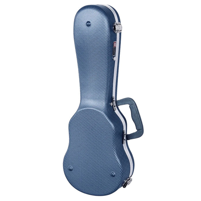 Crossrock ABS Case Hartschalenkoffer für Bariton Ukulele (Blau) Rückseite