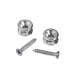 D'Addario Solid Brass End Pin Chrome