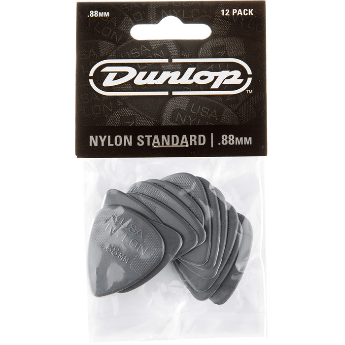 Dunlop Standard Nylon Plektrum 0,88mm (12er Pack)