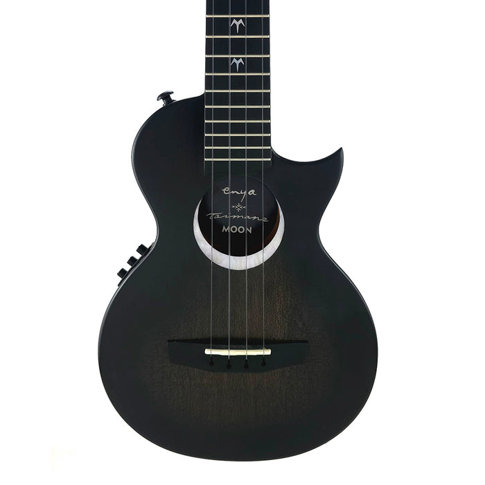 Enya Taimane Moon Custom Tenor Black EQ (EUT-Moon BK EQ) B-Ware