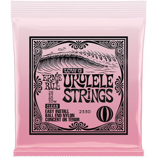 Ernie Ball Ukulele Strings Concert/Tenor Clear Low-G
