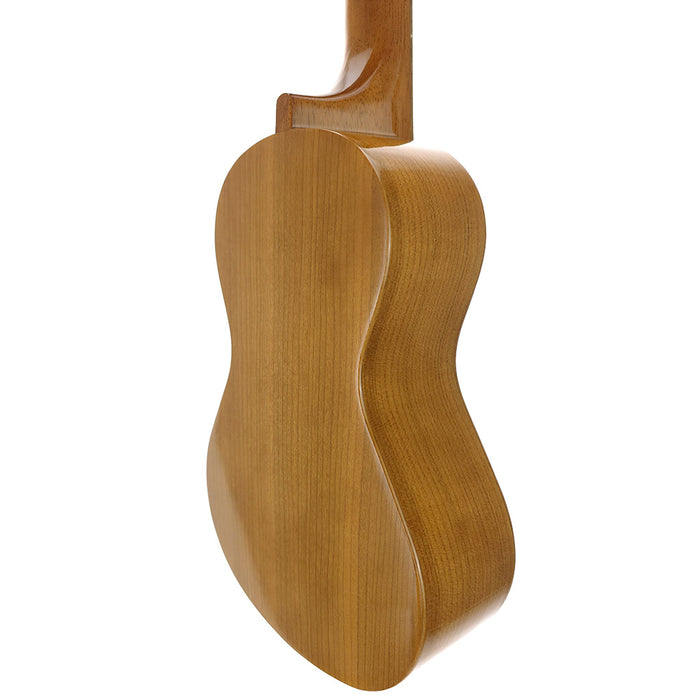 Famous American Cherry Konzert Ukulele FC-11G hinten rechts