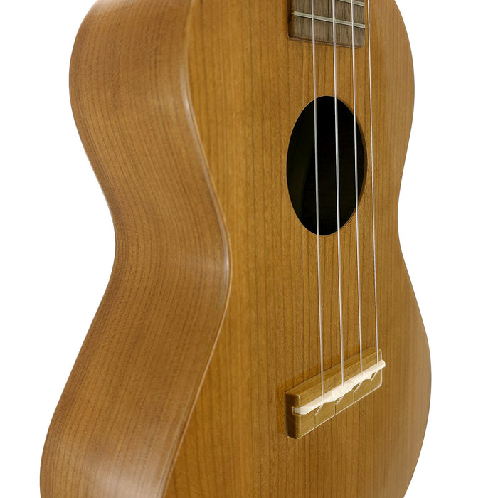 Famous American Cherry Konzert Ukulele FC-11G Detail