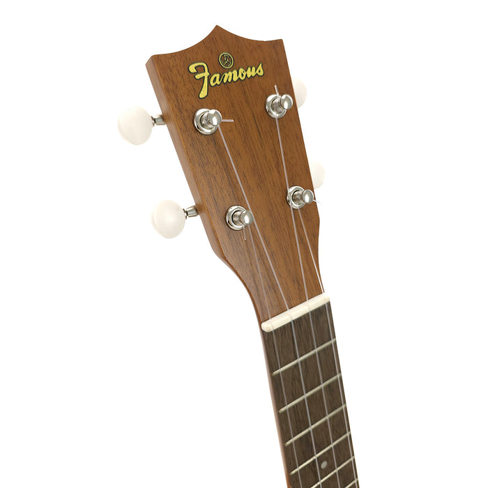 Famous Mahogany Konzert Ukulele FC-1G Kopfplatte