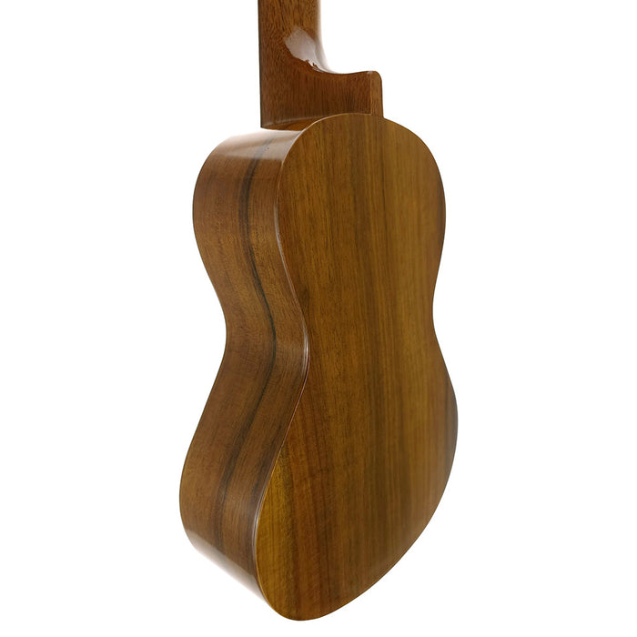 Famous Koa Konzert Ukulele FC-5G hinten rechts