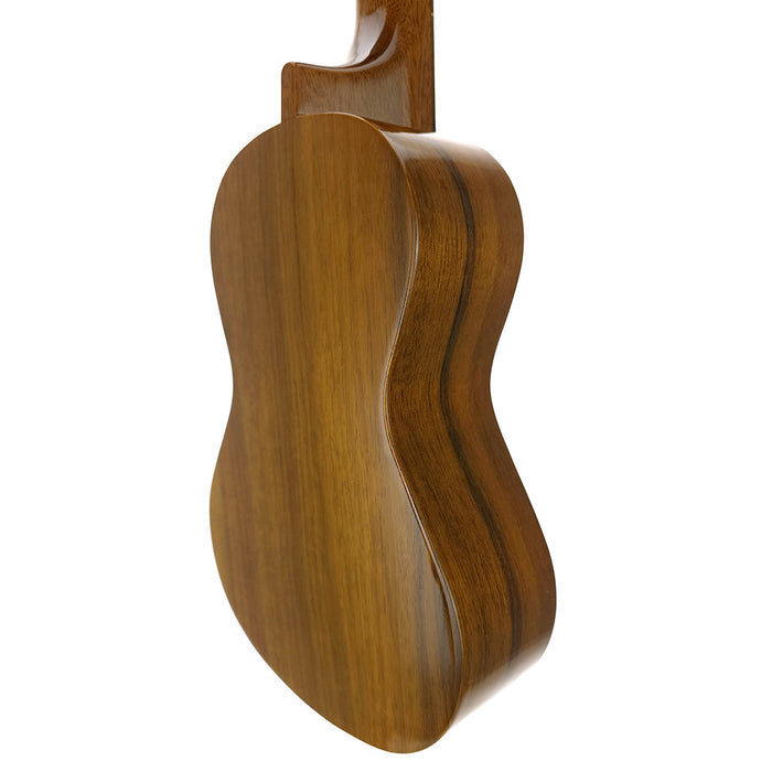 Famous Koa Konzert Ukulele FC-5G hinten links