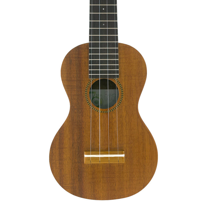 Famous Hawaiian Koa Soprano Longneck Ukulele FLS-2G Decke