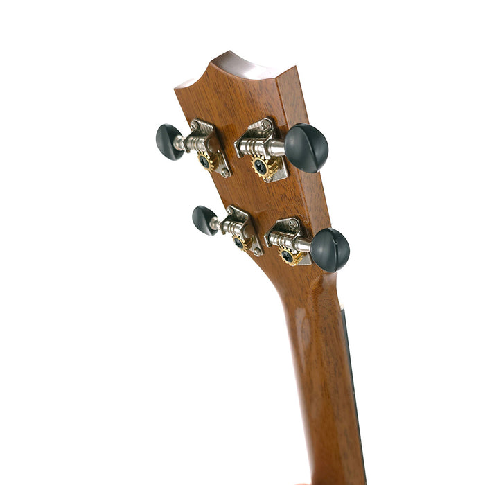 Famous Hawaiian Koa Soprano Longneck Ukulele FLS-2G Mechaniken