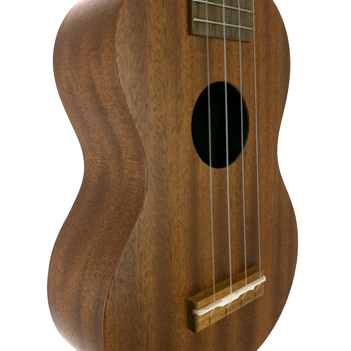 Famous Mahogany Soprano Ukulele FS-1 Schallloch