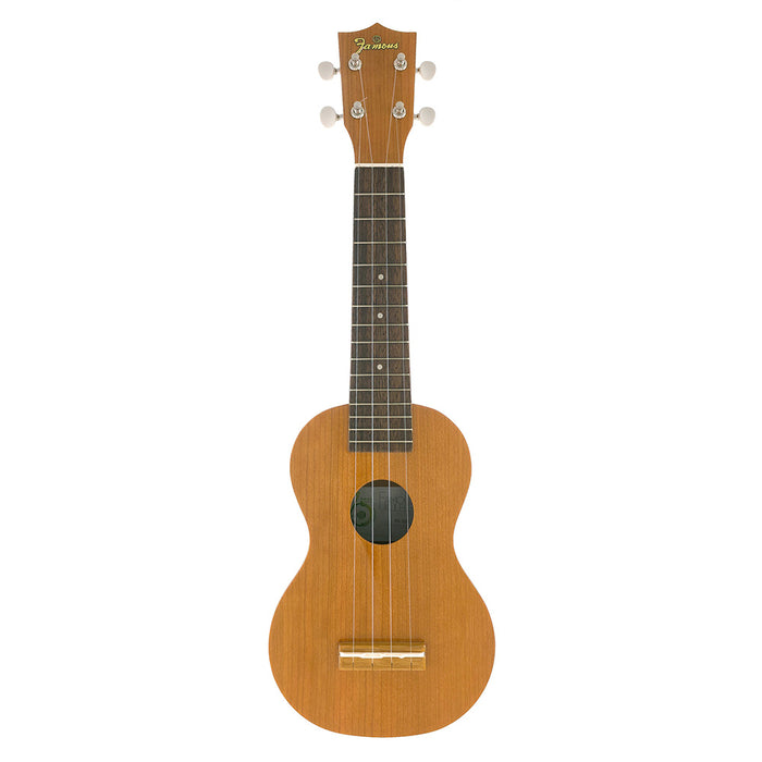 Famous American Cherry Soprano Ukulele FS-11G