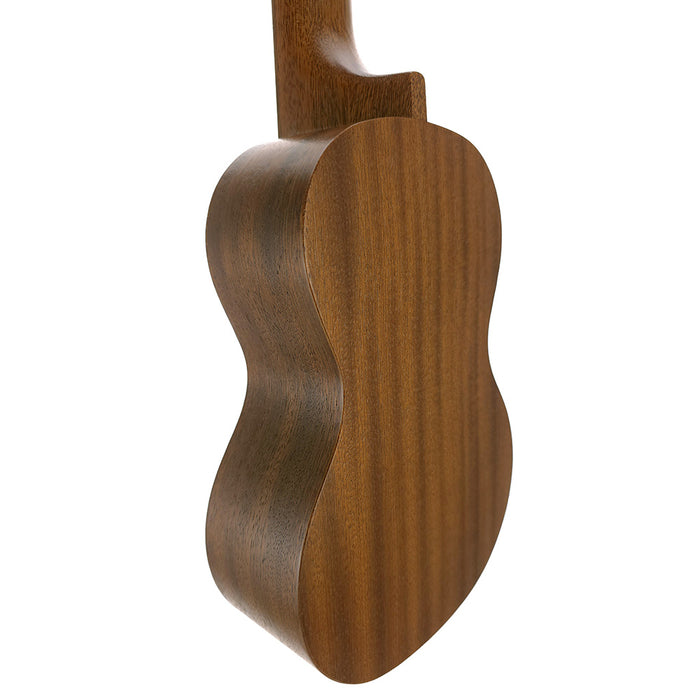 Famous Mahogany Soprano Ukulele FS-1G hinten links