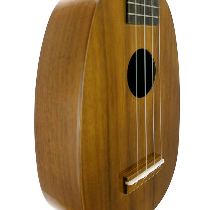 Famous Koa Soprano Pineapple Ukulele FS-4PG Detail