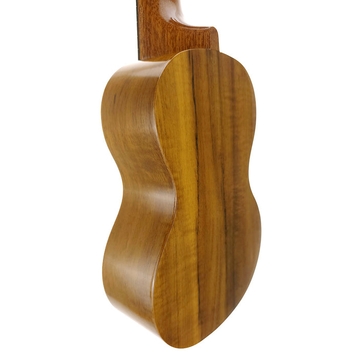 Famous Hawaiian Koa Soprano Longneck Ukulele FS-8LN hinten links