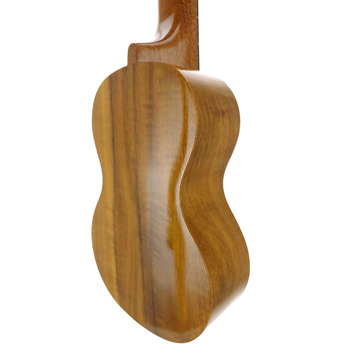 Famous Hawaiian Koa Soprano Longneck Ukulele FS-8LN hinten rechts