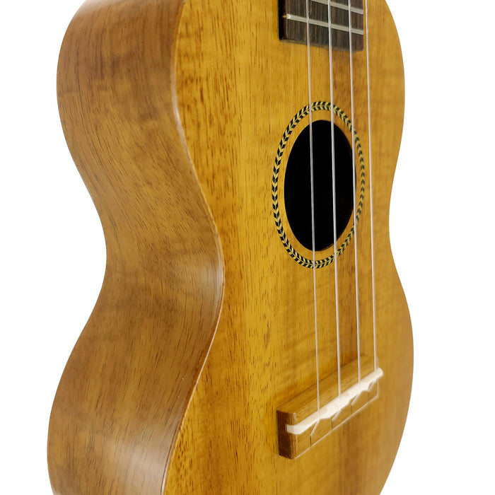 Famous Hawaiian Koa Soprano Longneck Ukulele FS-8LN Detail