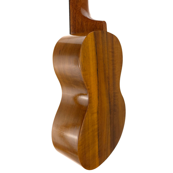 Famous Hawaiian Koa Soprano Ukulele FS-8LN (B-Ware) hinten links