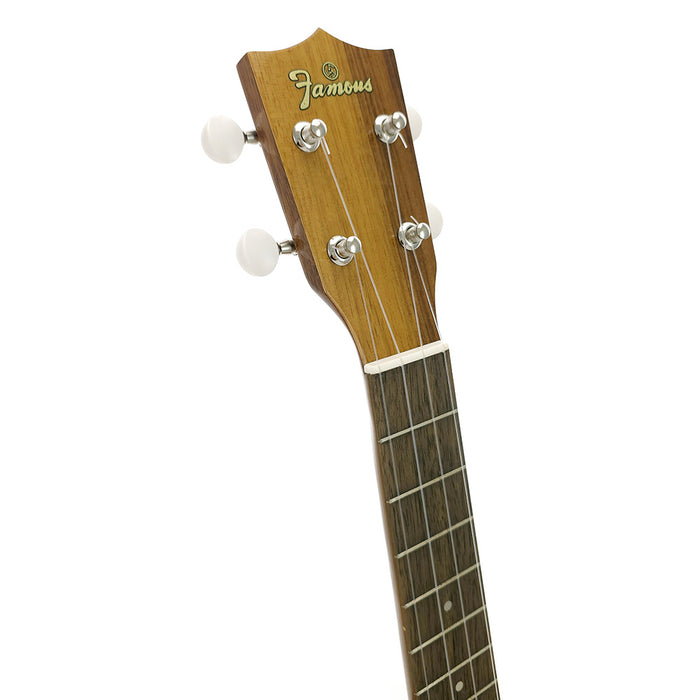 Famous Koa Tenor Ukulele FT-5G Kopfplatte