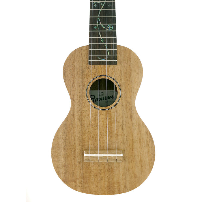 Famous "Tree of Life" Limited Edition Koa Sopran Ukulele FS-5GTOL #5 Decke
