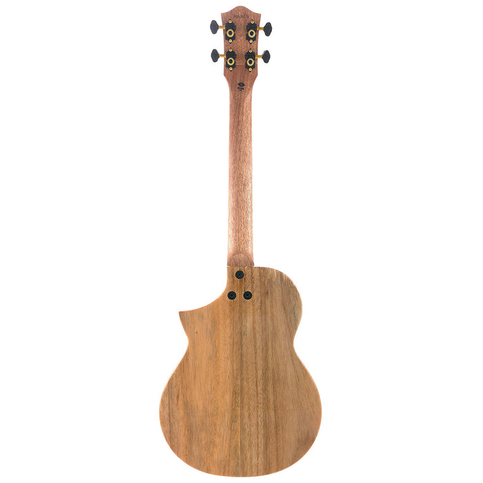 Flight Aviator Spruce Bariton BK CE Ukulele Rückseite