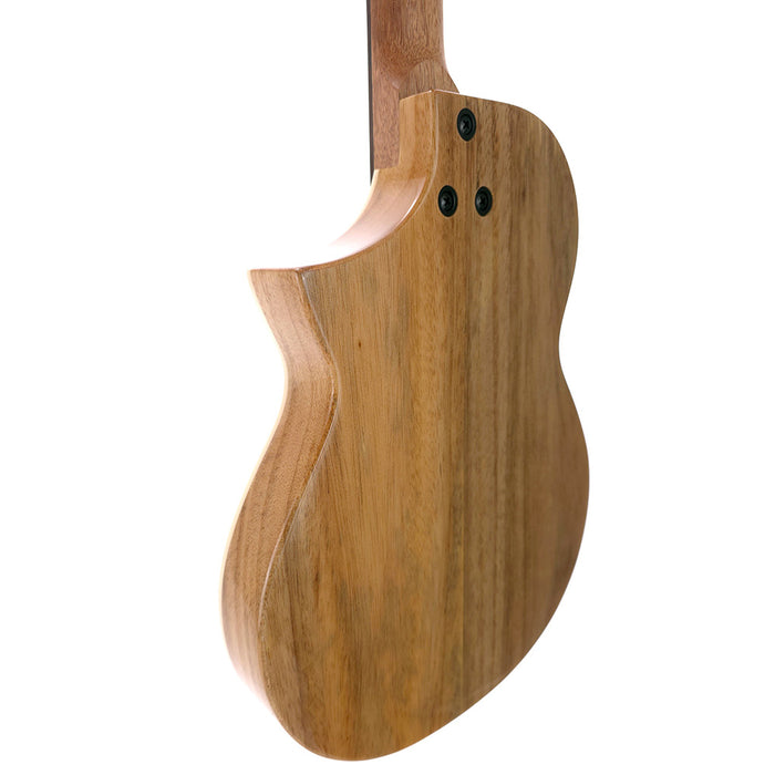 Flight Aviator Spruce Bariton BK CE Ukulele hinten links
