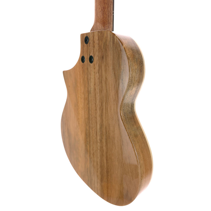 Flight Aviator Spruce Bariton BK CE Ukulele hinten rechts