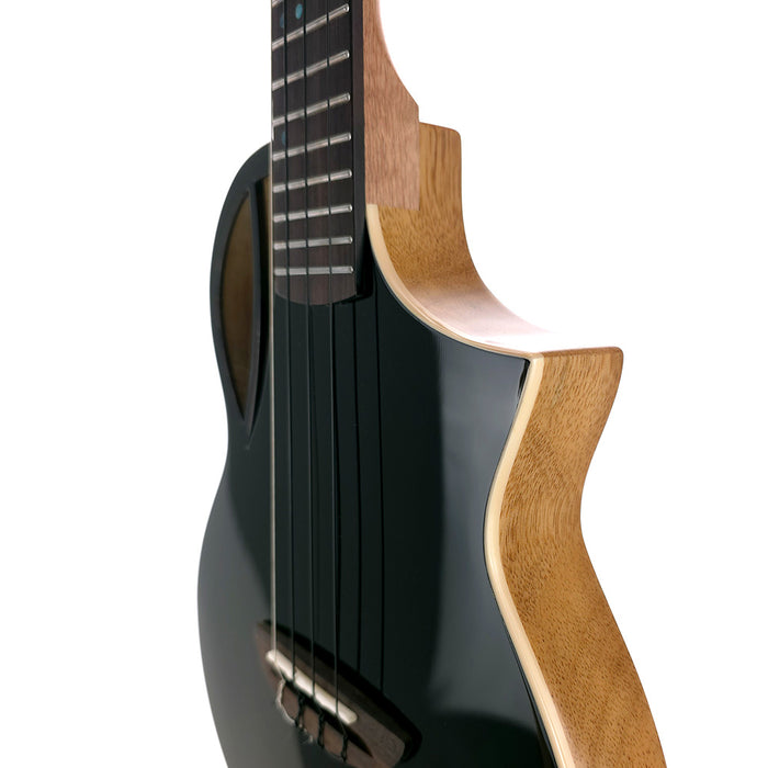 Flight Aviator Spruce Tenor BK CE Ukulele Cutaway