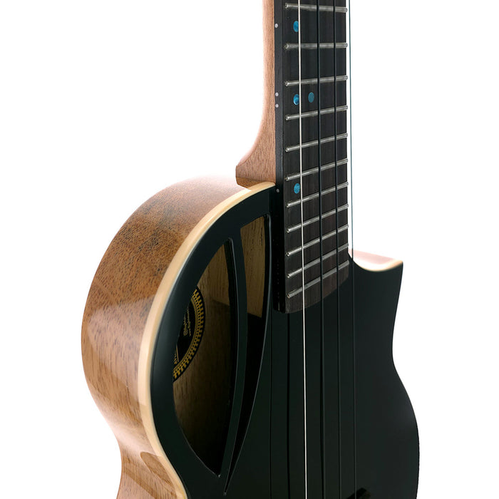 Flight Aviator Spruce Tenor BK CE Ukulele Soundhole