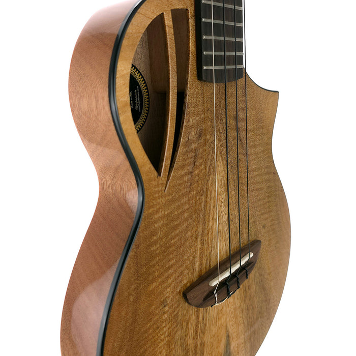 Flight Aviator Mango CE Tenor Ukulele #R2506309 Soundhole