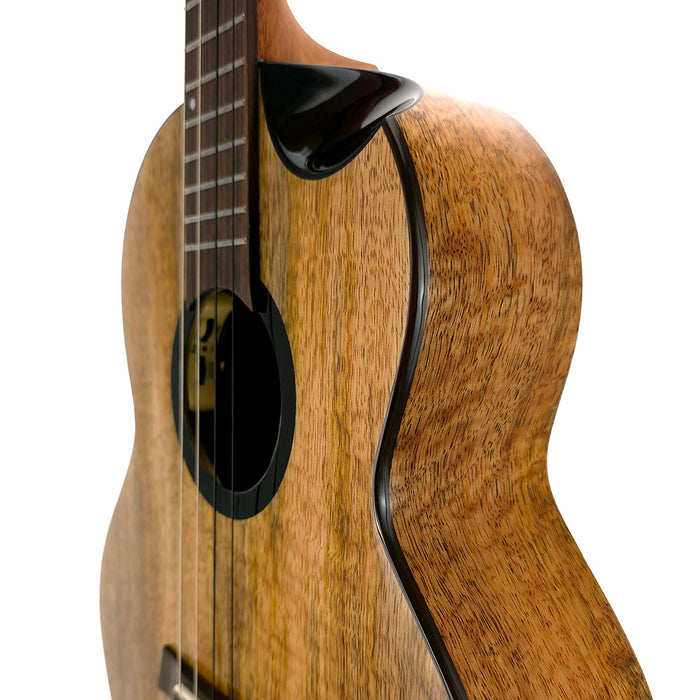 Flight Fireball Bariton EQ-A Ukulele #R2503302 Binding