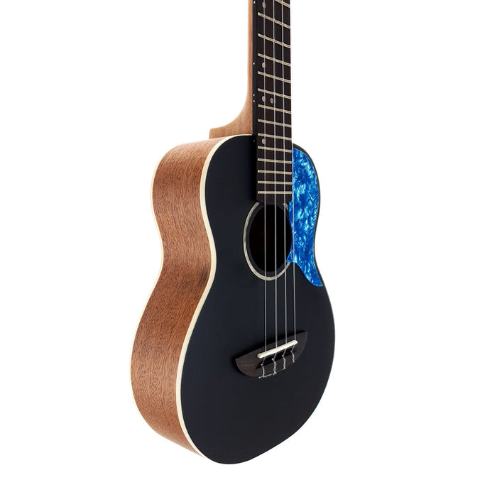 Flight Iris Black Konzert Ukulele side 2