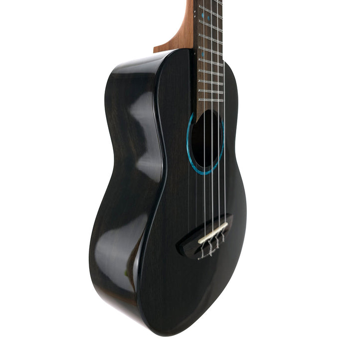 Flight Iris Tinta Black Konzert-Ukulele