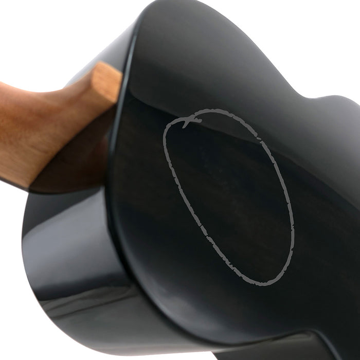Flight Iris Tinta Black Tenor Ukulele B-Ware