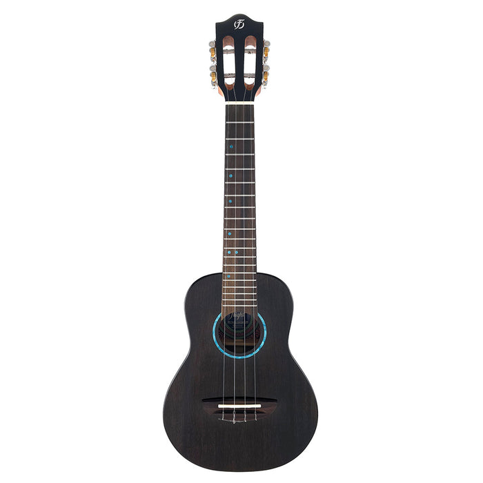 Flight Iris Tinta Black Konzert-Ukulele