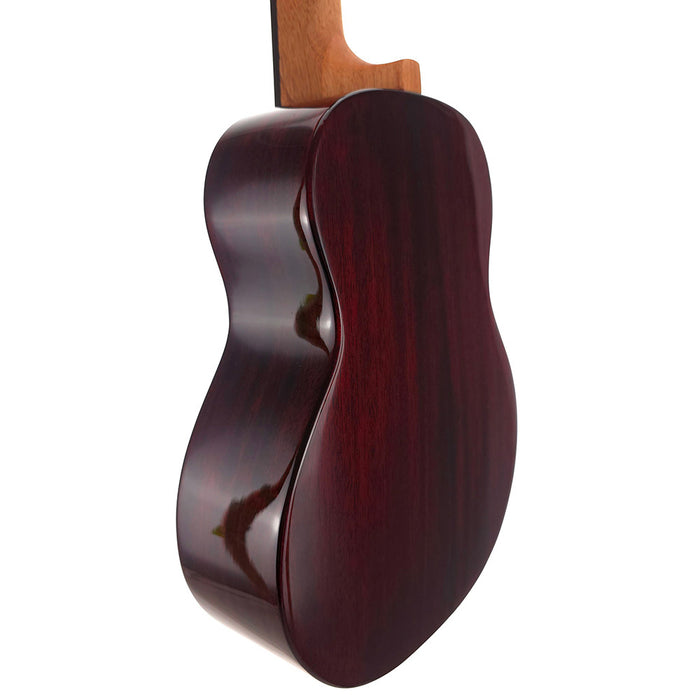 Flight Iris Tinta Bordeaux Rot Konzert Ukulele
