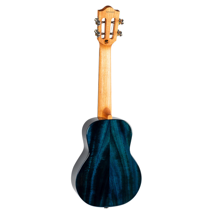 Flight Iris Tinta Blue Konzert Ukulele hinten rechts