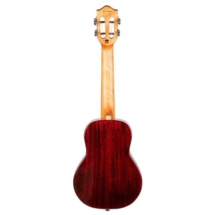 Flight Iris Tinta Purple Konzert Ukulele Rückseite