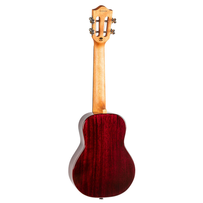 Flight Iris Tinta Purple Konzert Ukulele hinten rechts