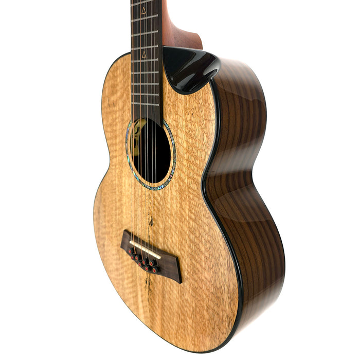 Flight Maia 8-String Bariton Ukulele mit Tonabnehmer #R2510286